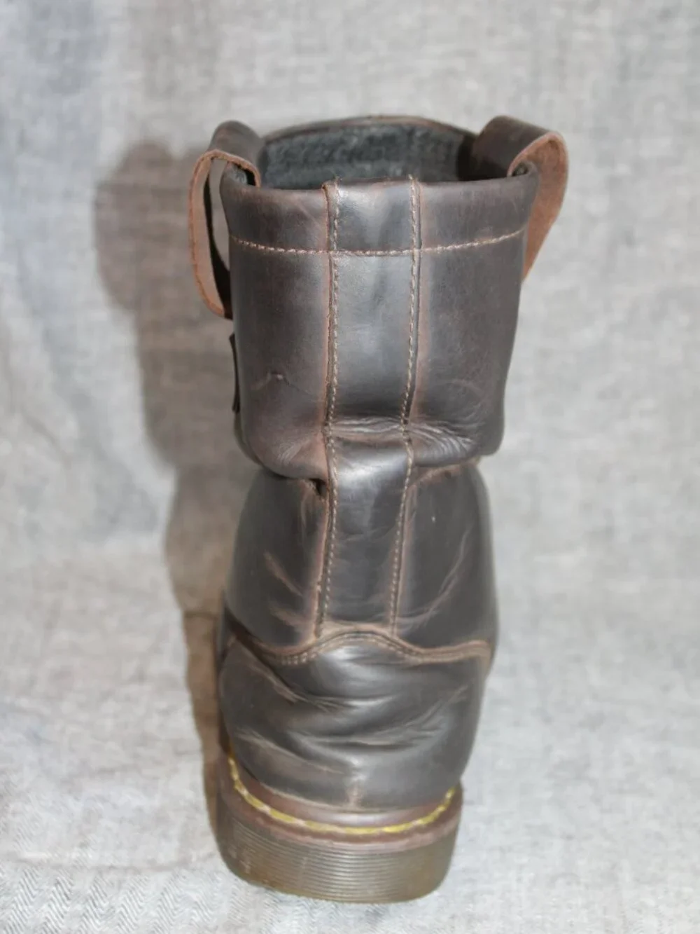 Dr. Martens Icon 2295 Industrial Steel Toe Brn Leather Work Boots, Men's Size 12